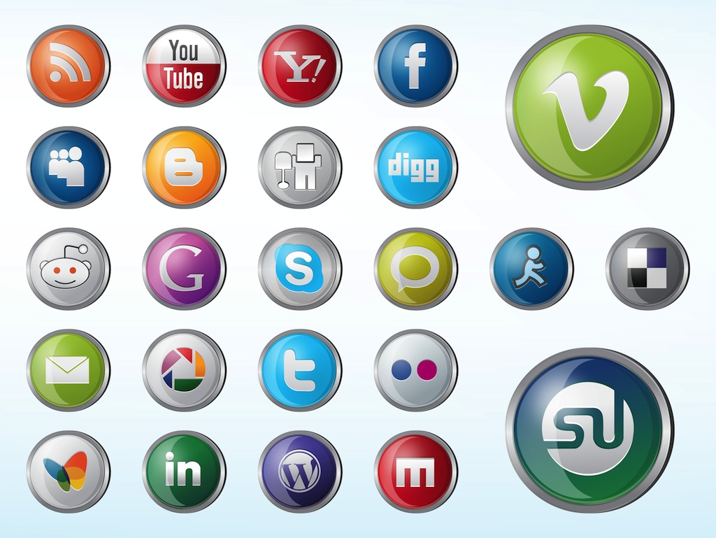 Glossy Website Icons