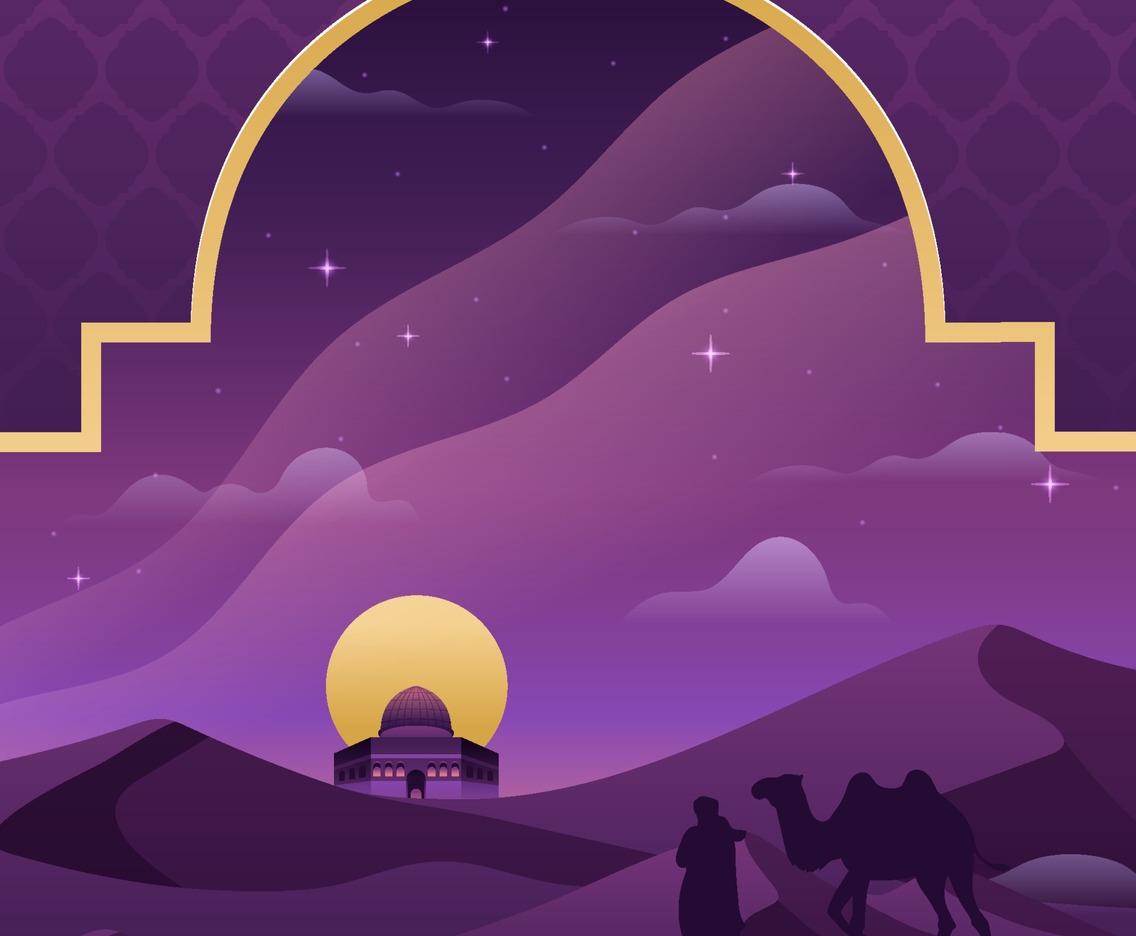 Isra Miraj Background