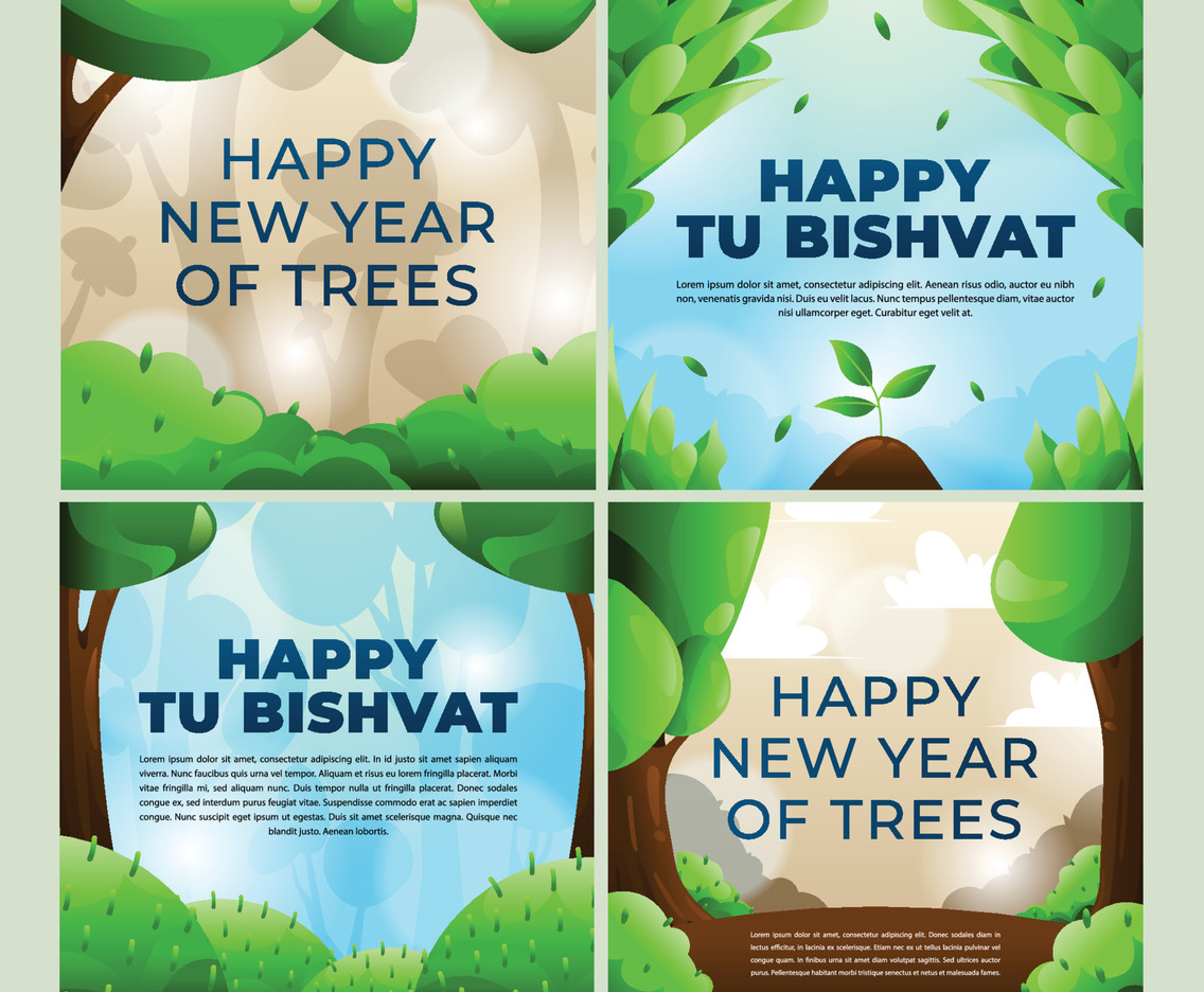 Tu Bishvat Social Media Template