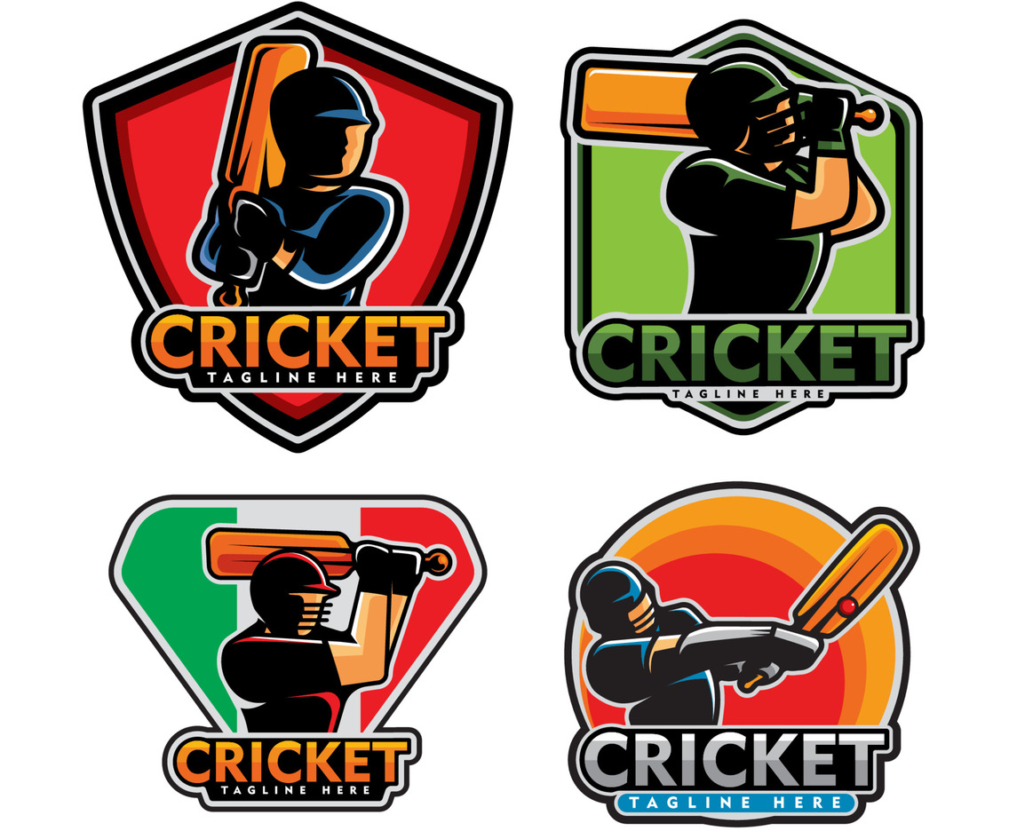 Cricket Sport Logo