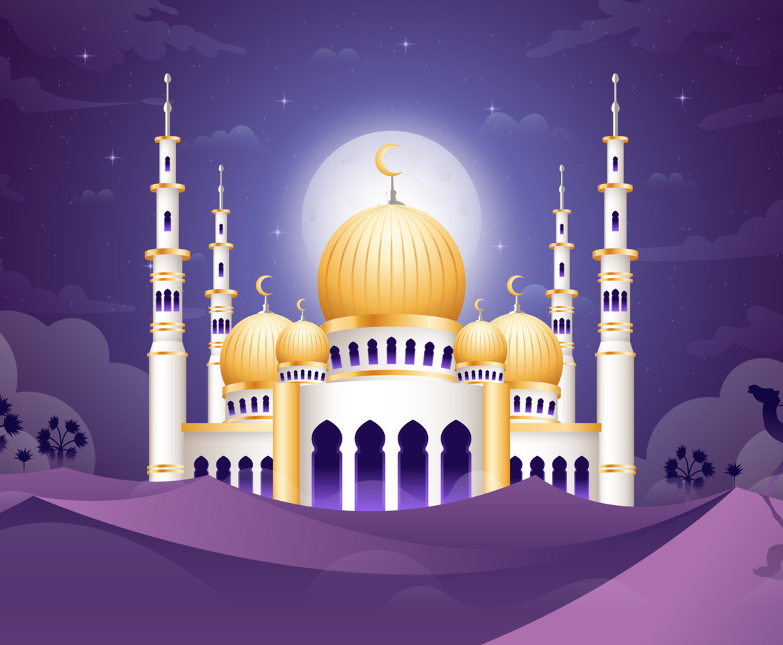 Isra Miraj The Night Journey Background