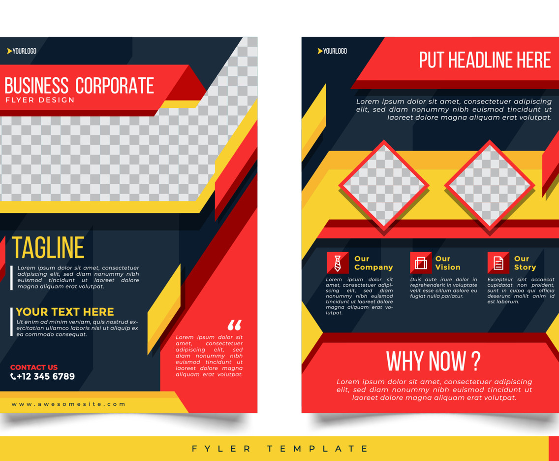 Flat Business Corporate Flyer