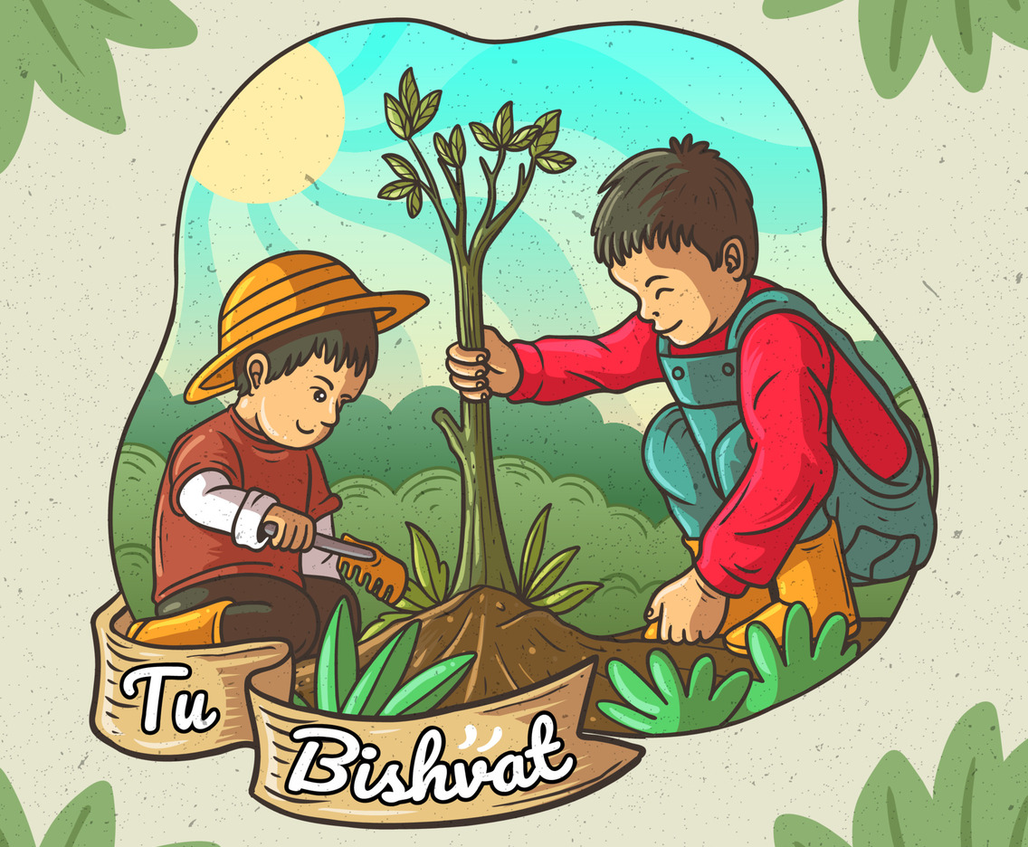 Celebrating Tu Bishvat with Kids Planting a Tree