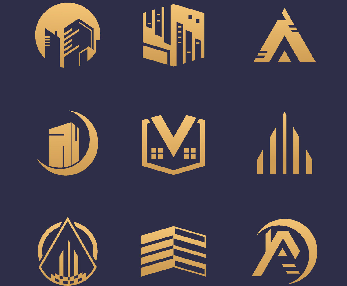Construction Company Logo Set