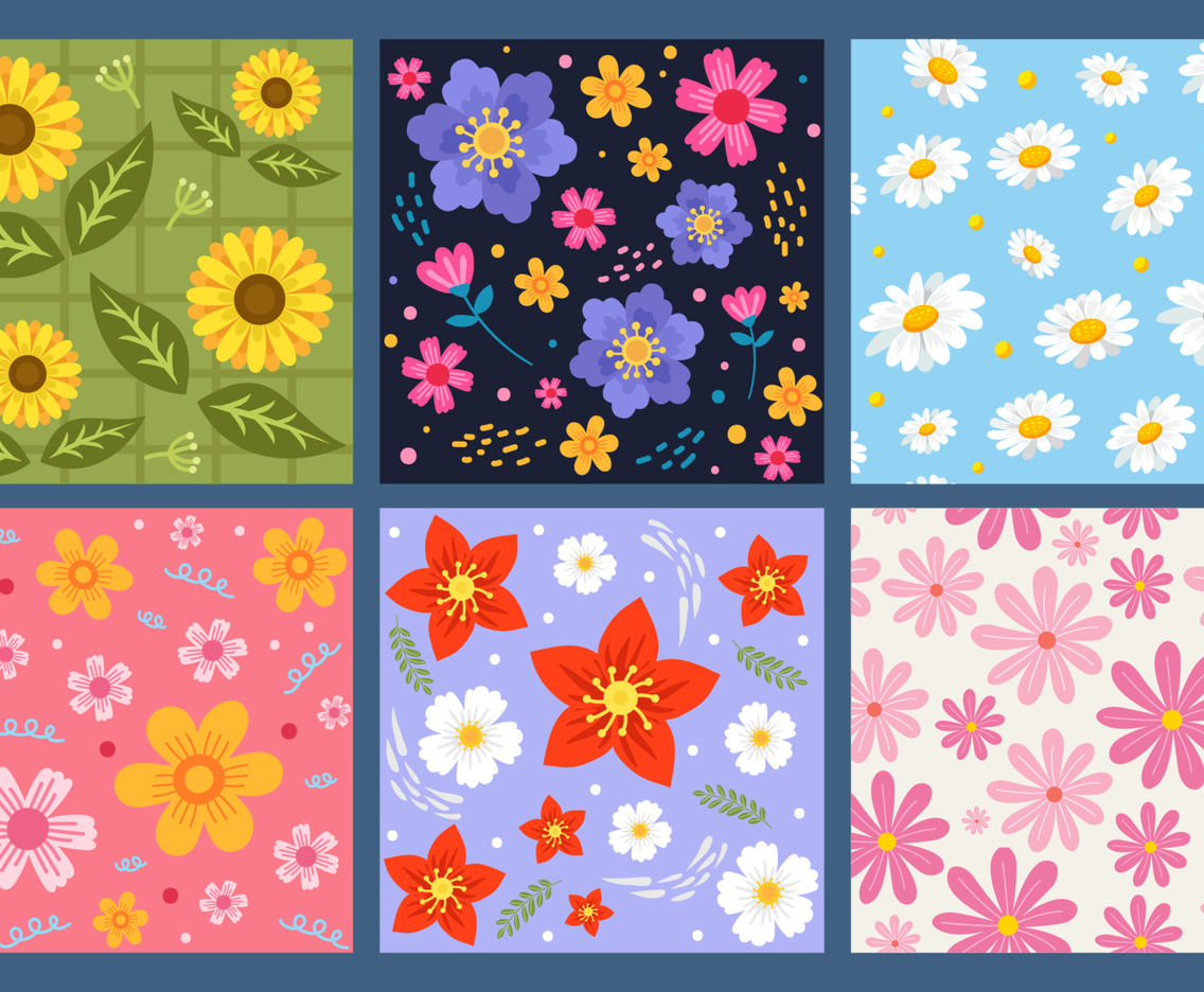 Organic Flat Floral Pattern