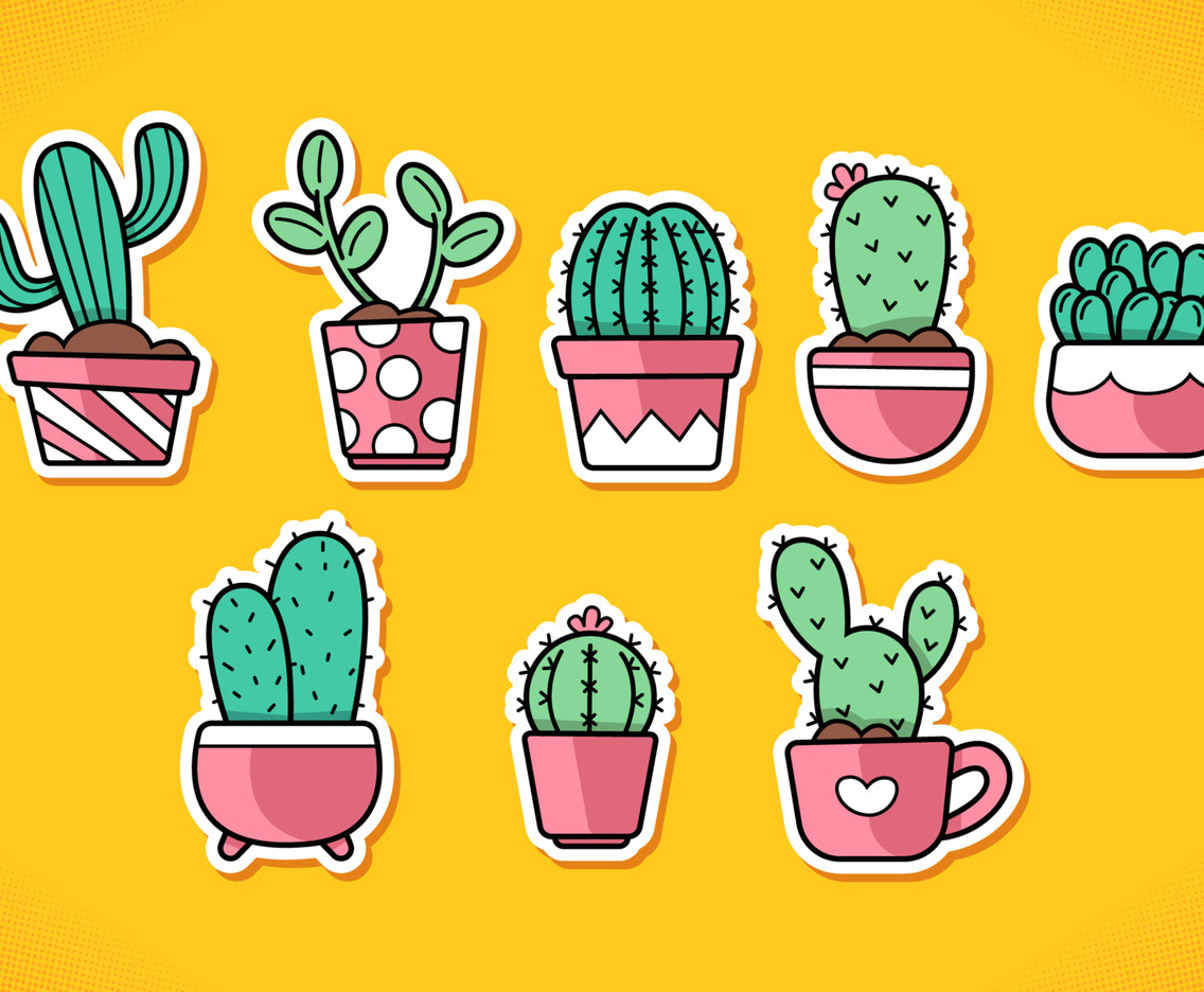 Various Succulents Stickers
