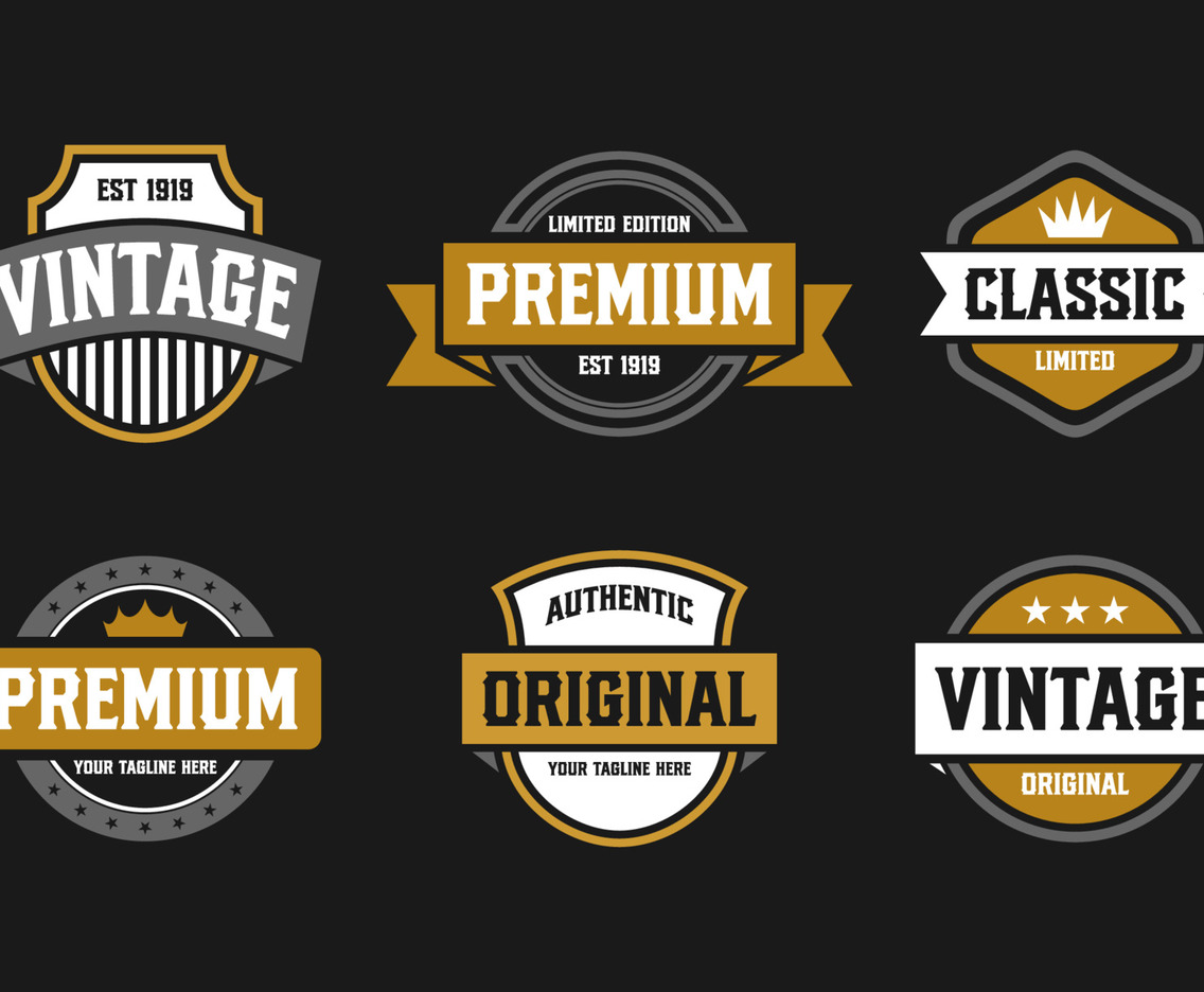 Vintage Logo Collcetion Set