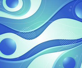 Abstract Blue and Green Background
