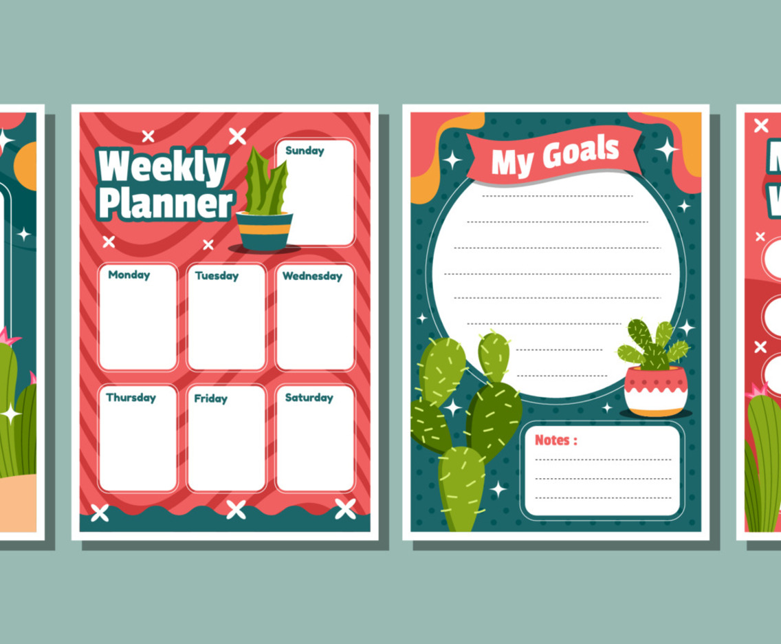 Cactus Journal Set