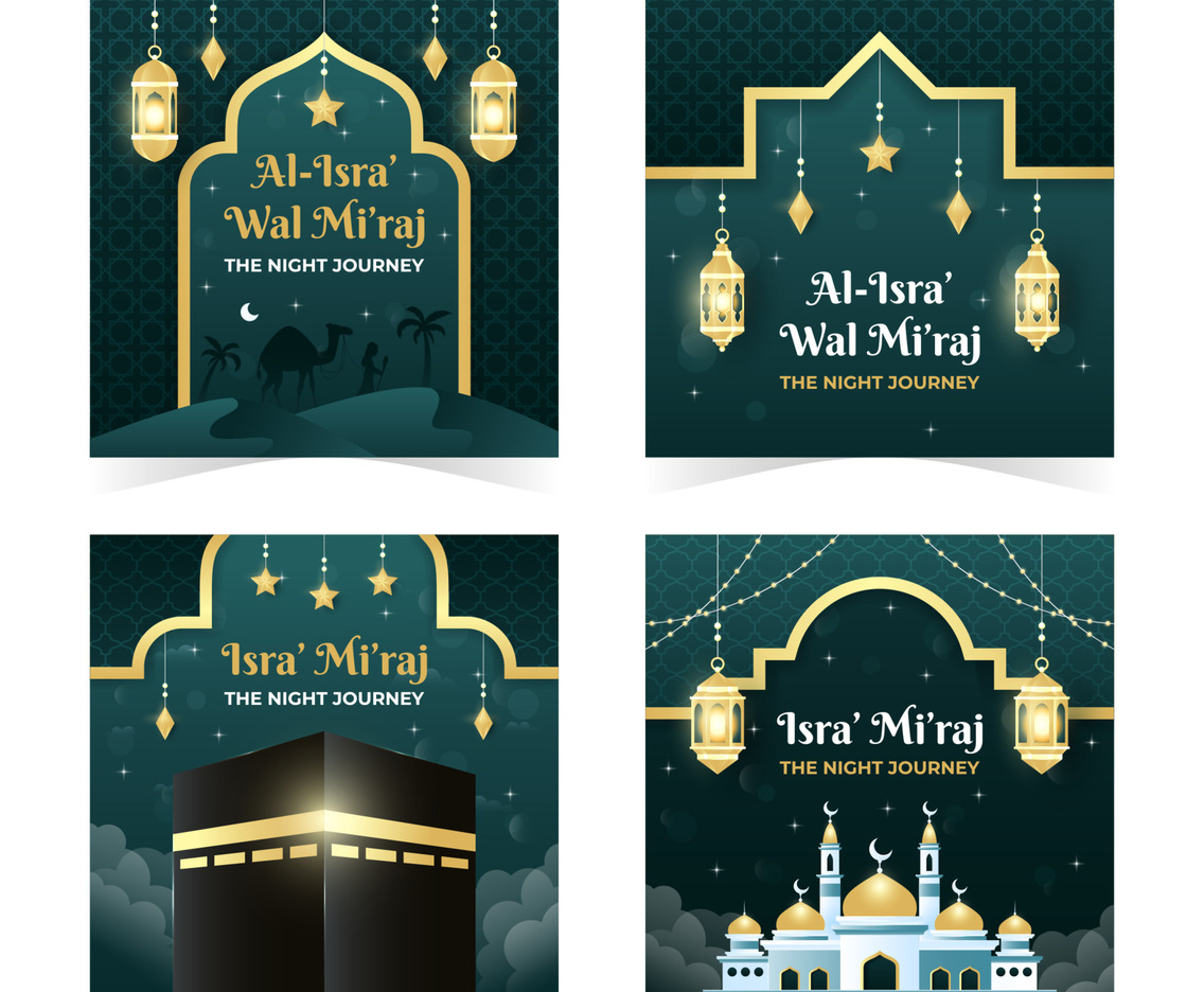 Isra Mi'raj Social Media Template