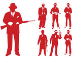 Gangsters Silhouettes