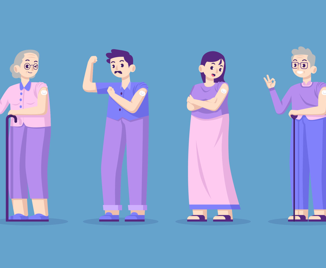 I Got Vaccinated Characters