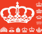 Crowns Silhouettes Set