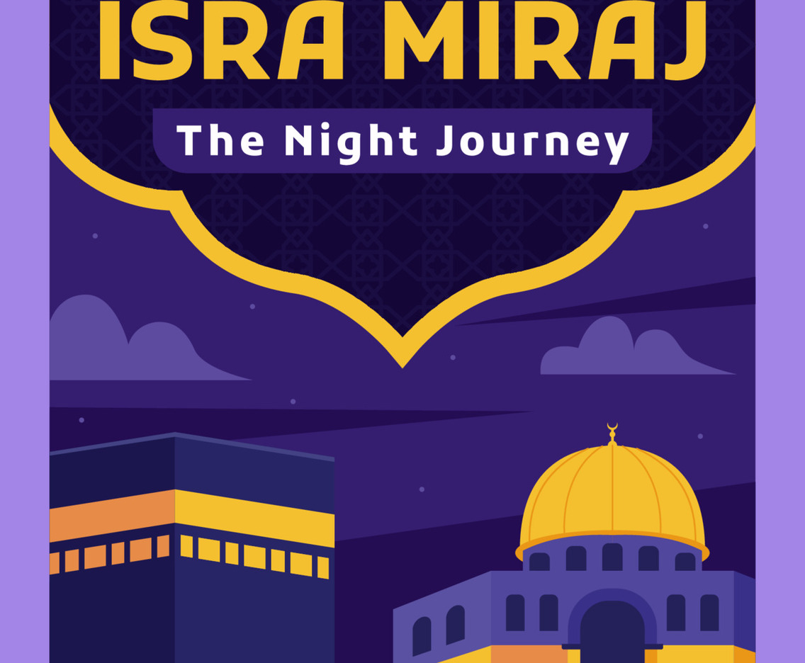 Cool Isra Miraj Poster Template for Event