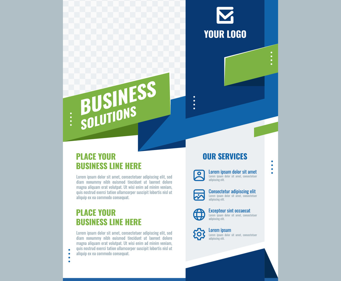 Business Essential Flat Poster Template