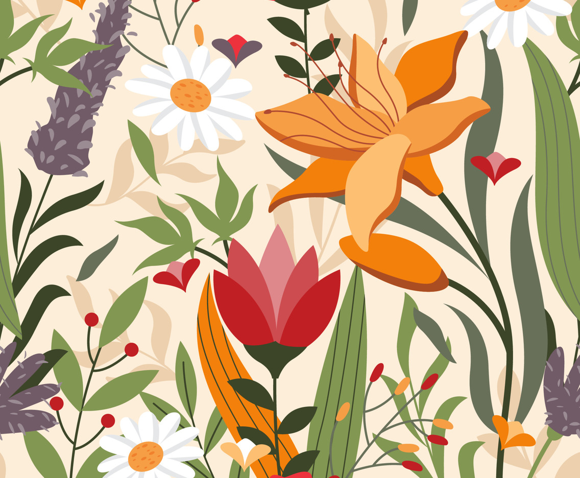 Floral Seamless Pattern