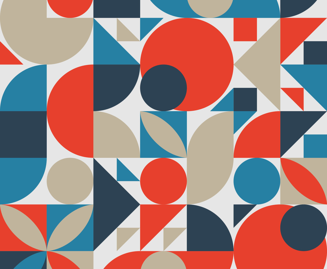 Abstract Geometric Seamless Pattern