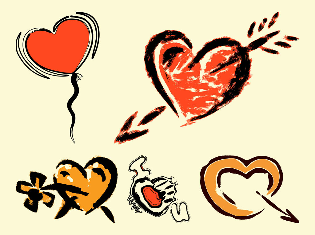 Love Hearts Vector