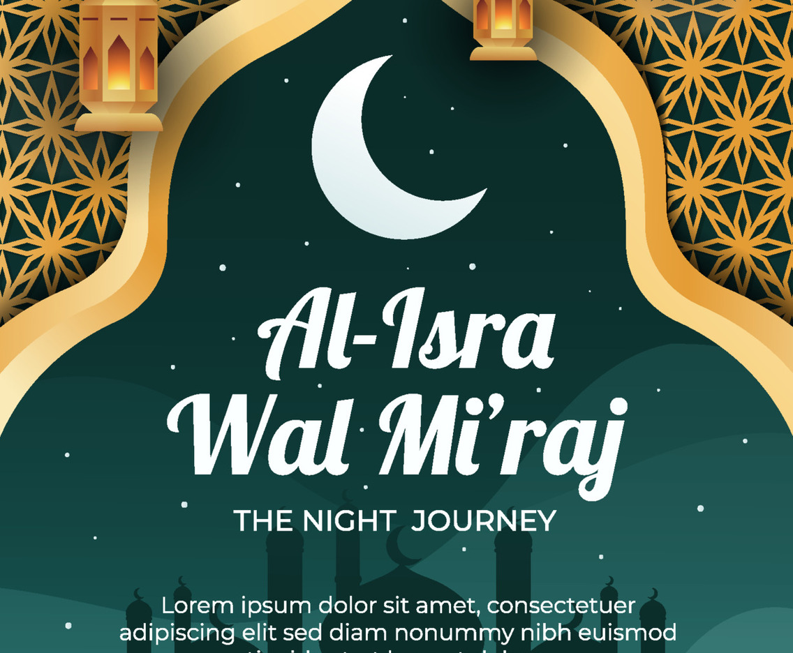 Isra Miraj Desert Poster
