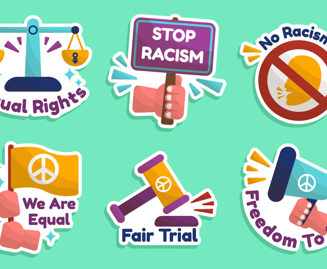 Civil Rights Public Service Announcement Sicket Set Collection