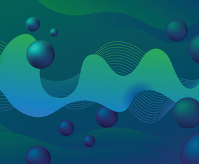 Blue Green Combo Background