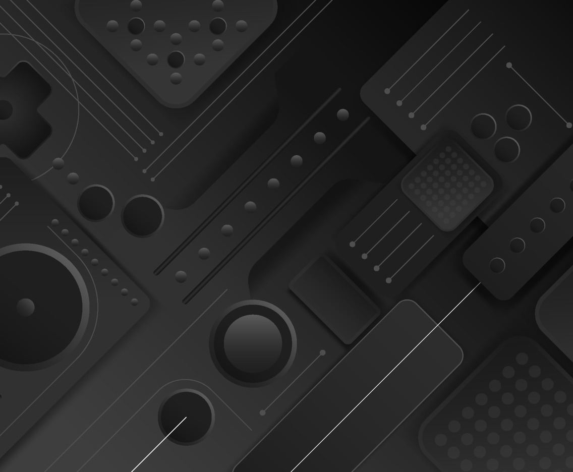 Gradient 3D Abstract Black Background