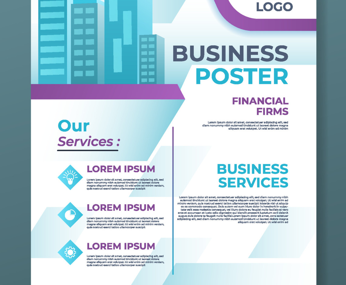 Gradient Business Essential Poster Template
