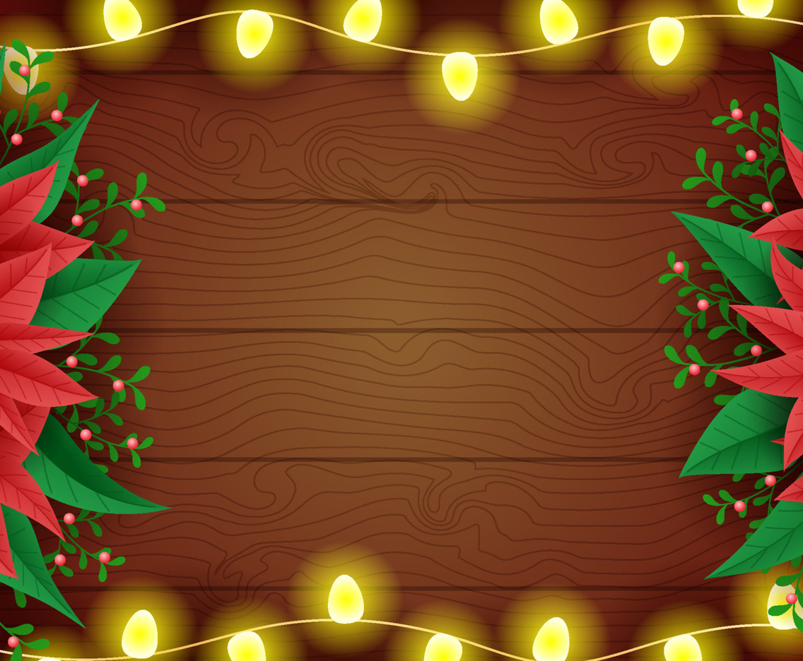 Poinsettias Flower Background
