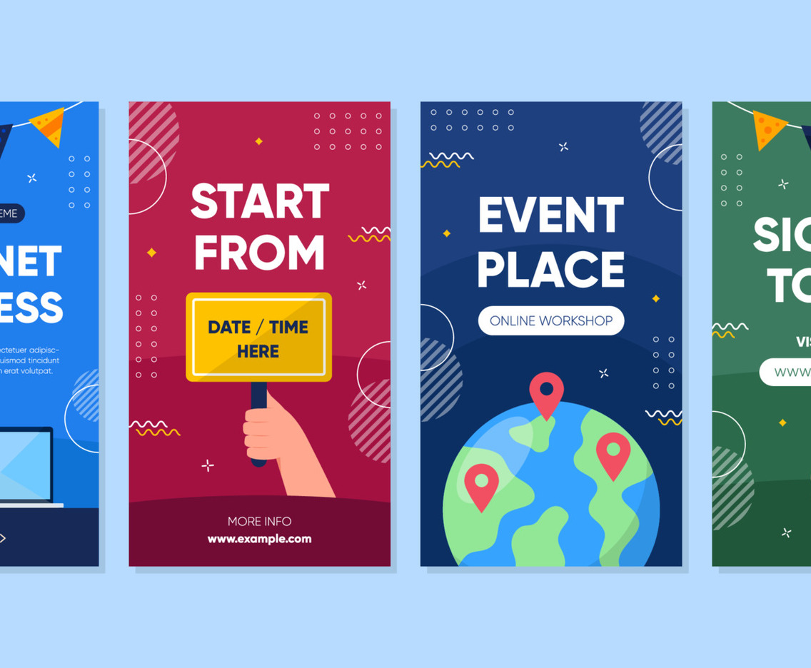 Online Workshop Advertisement Social Media Templates