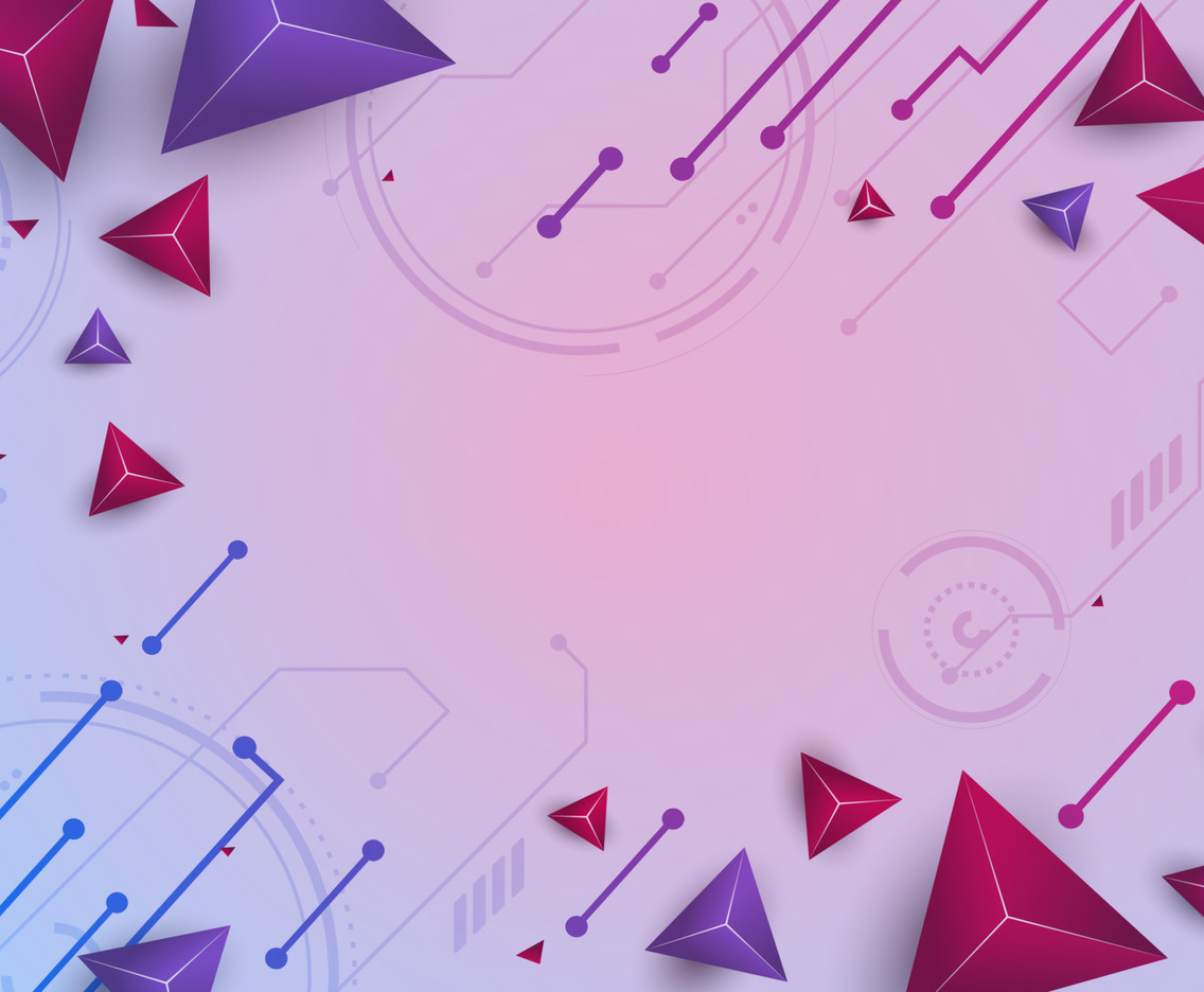 Technology Triangular Background