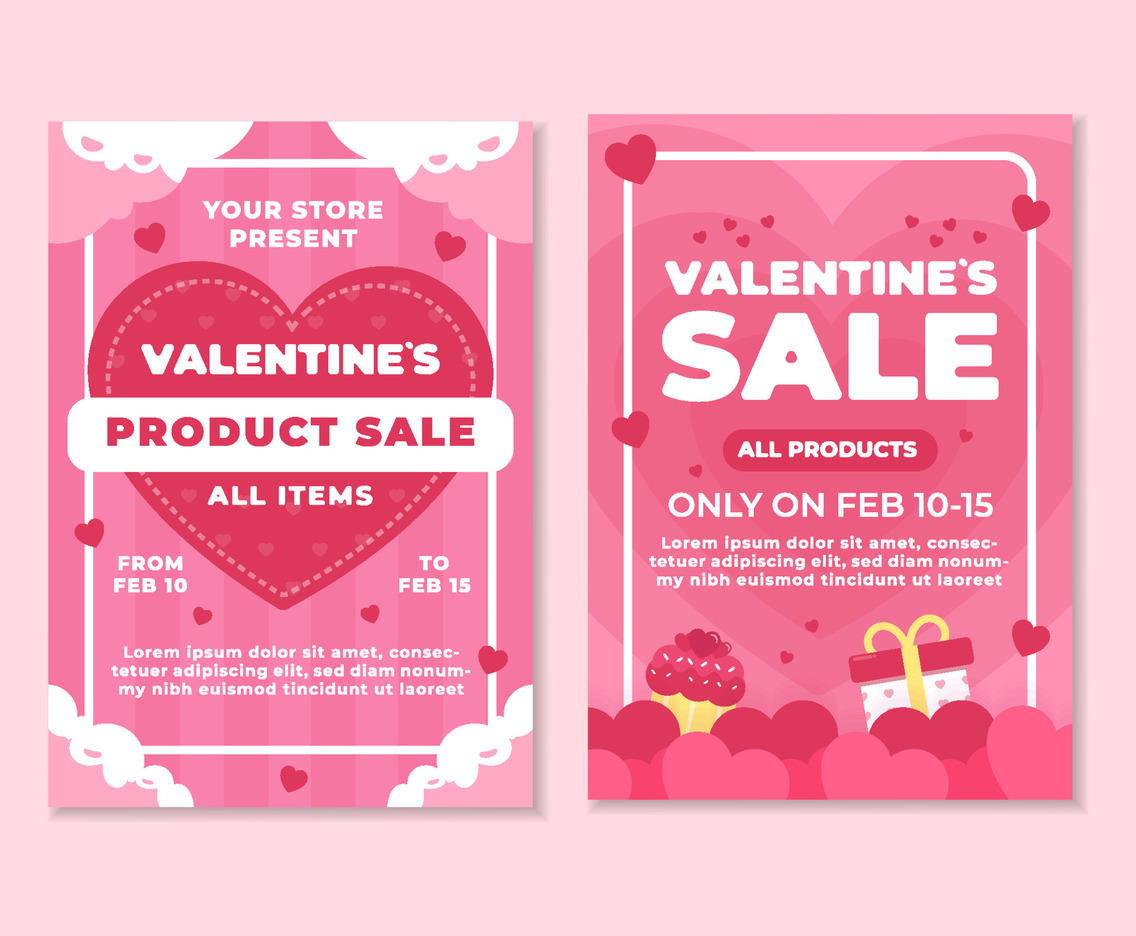 Valentine Sale Poster
