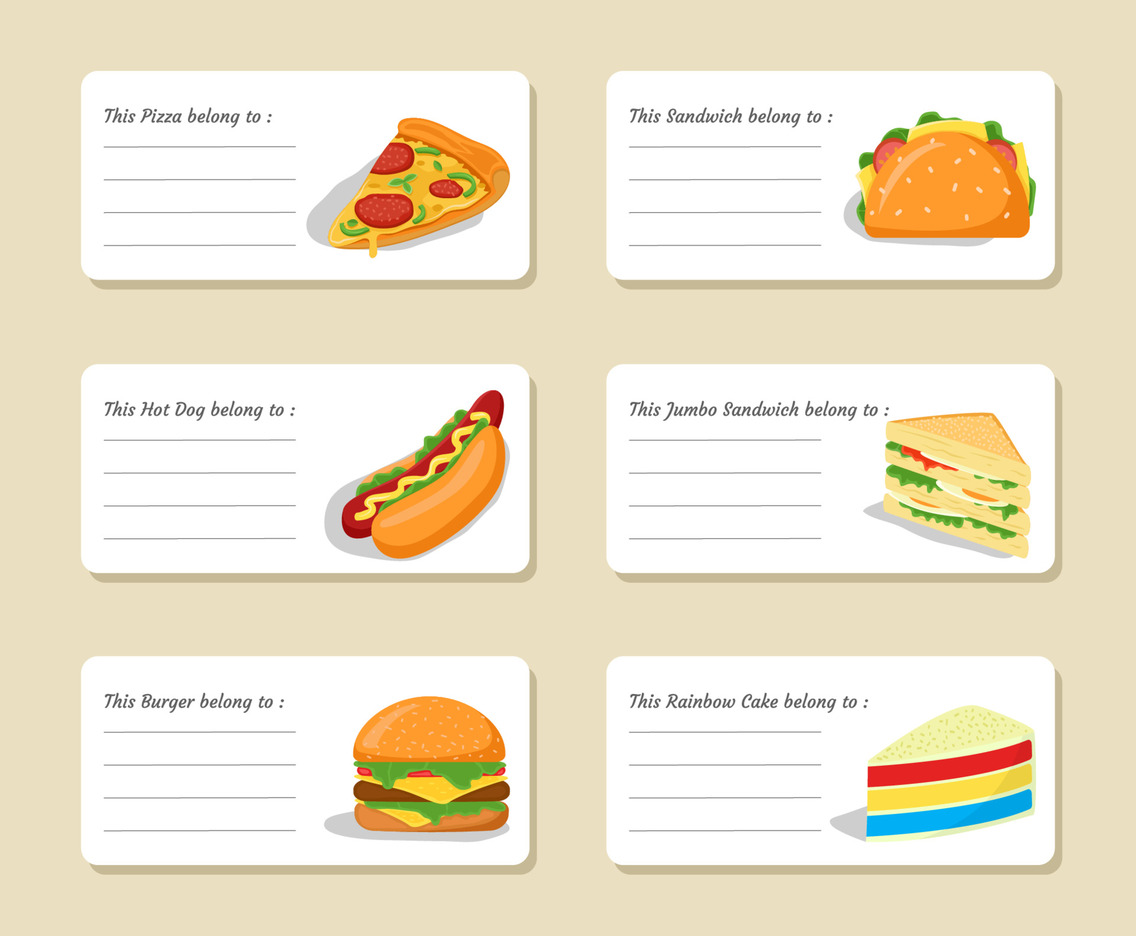 Junk Food Belongs to Stickers Collection