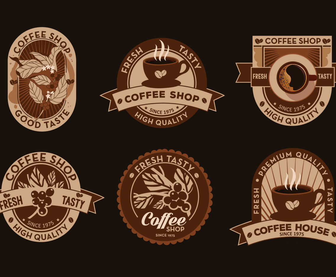 Vintage Badge Coffee Template