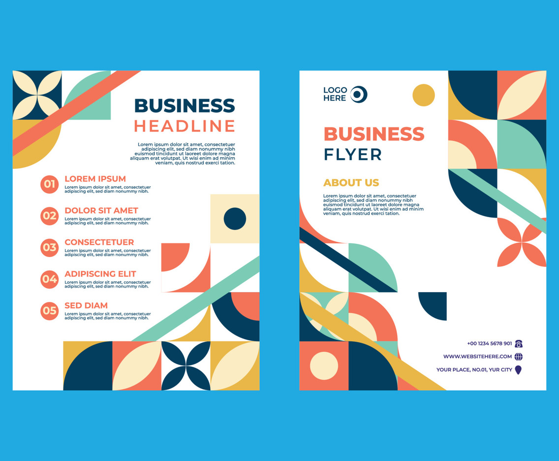Flat Style Business Flyer