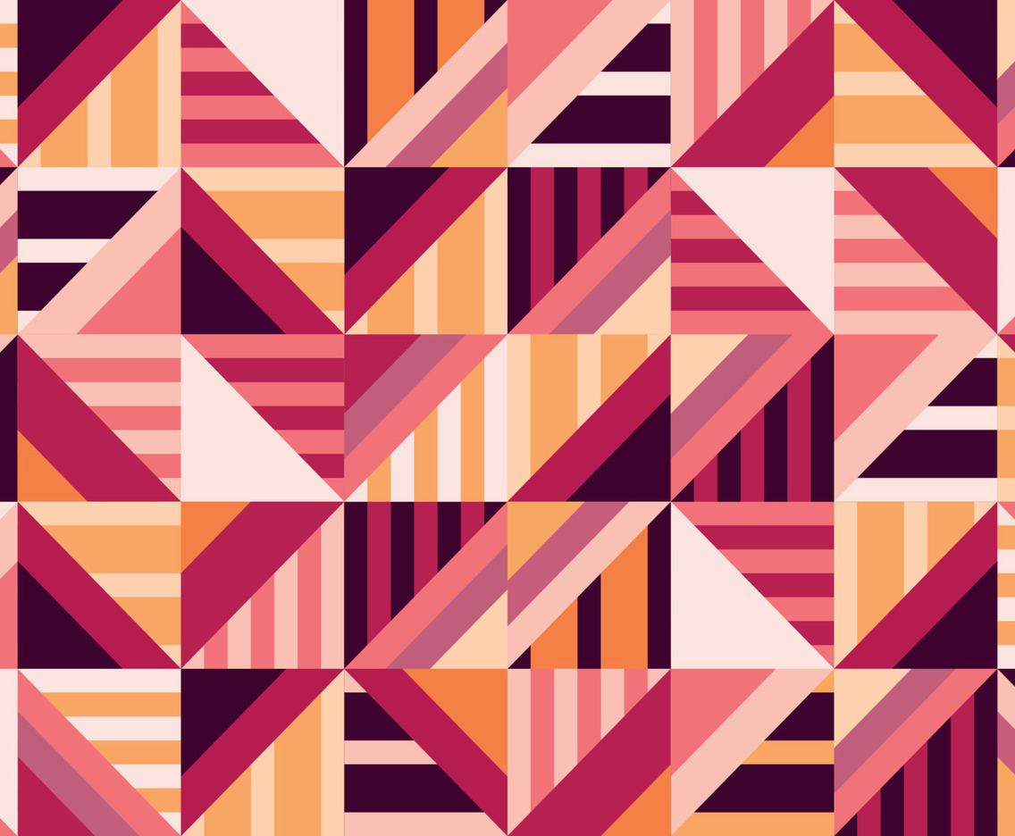 Pink Geometric Seamless Pattern Background