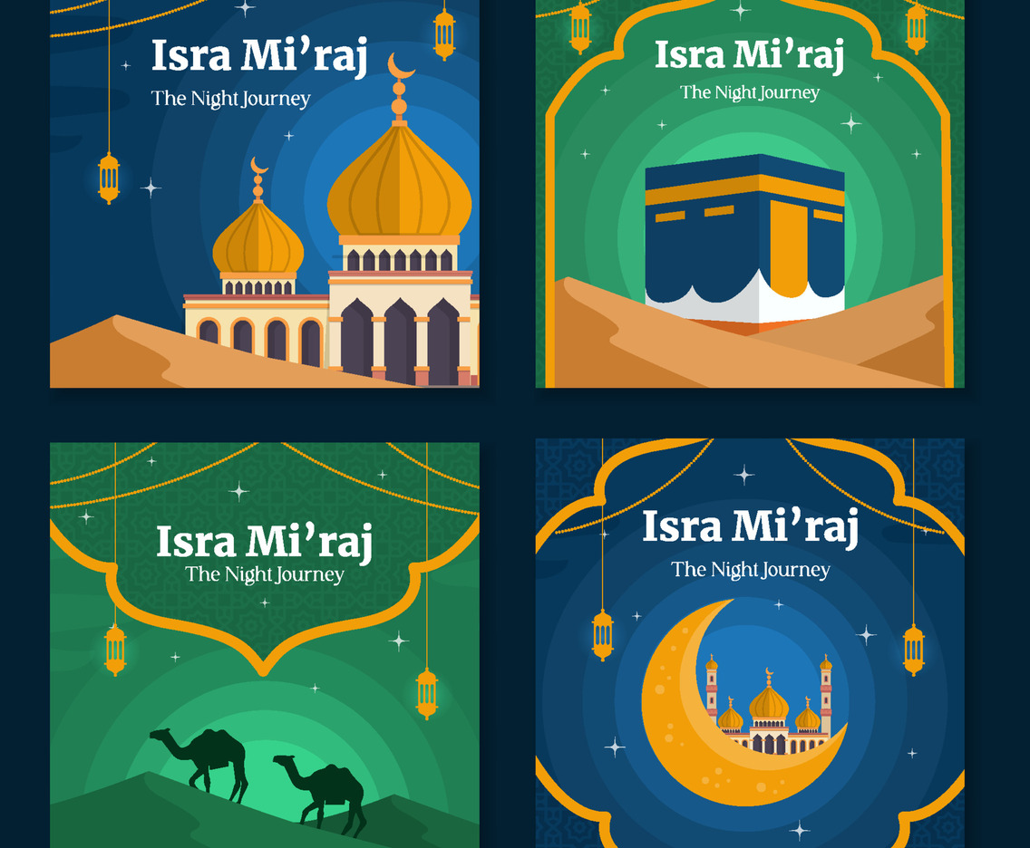 Isra Miraj Social Media Template