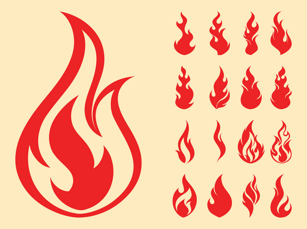 Fire Symbols Set