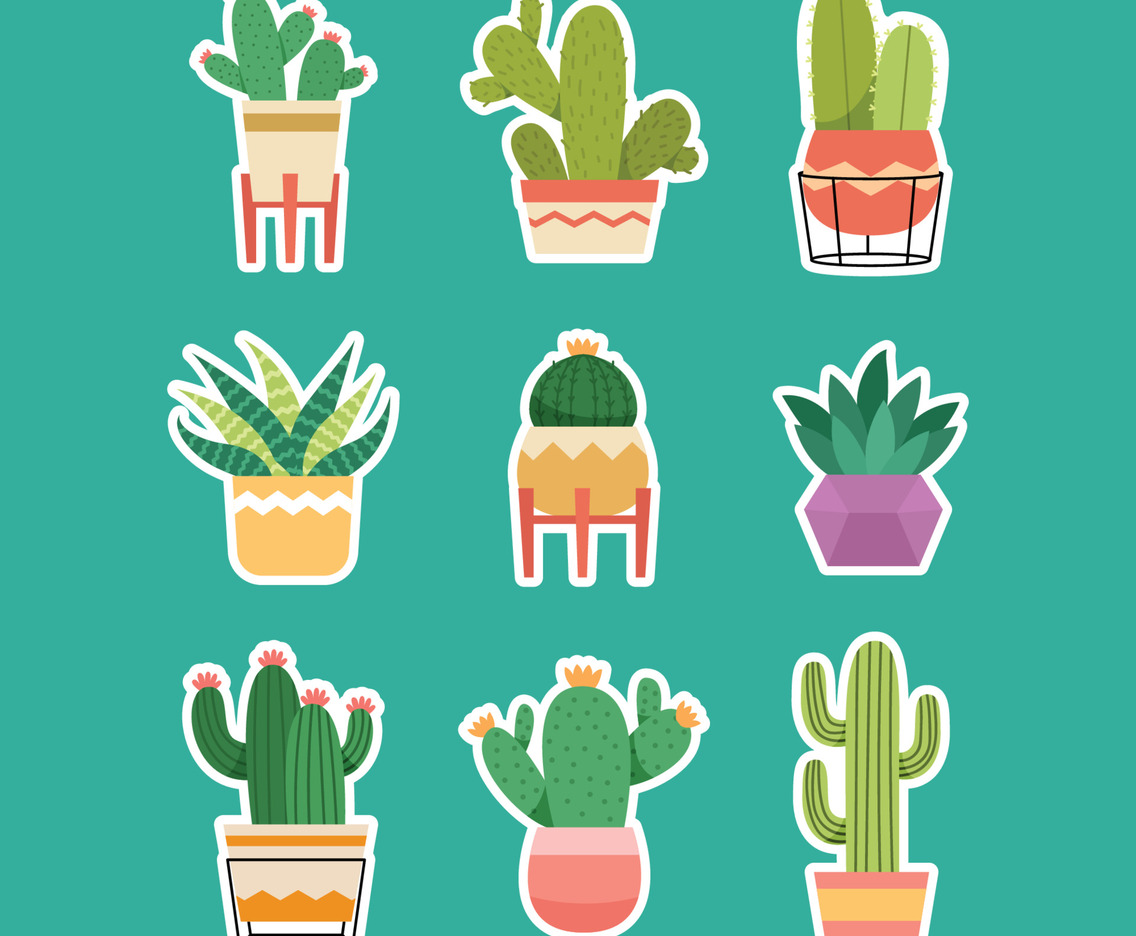 Succulents Sticker Collection