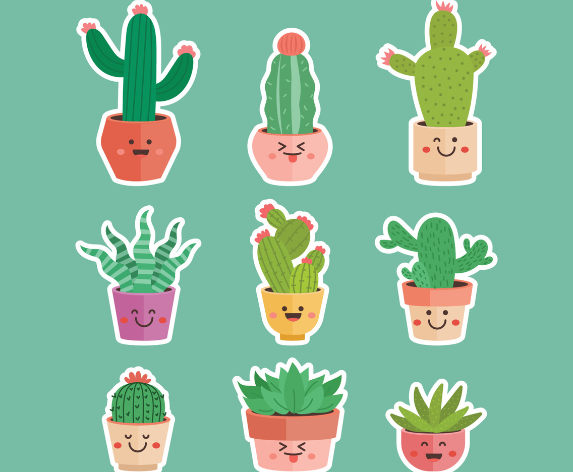 Succulents Sticker Collection