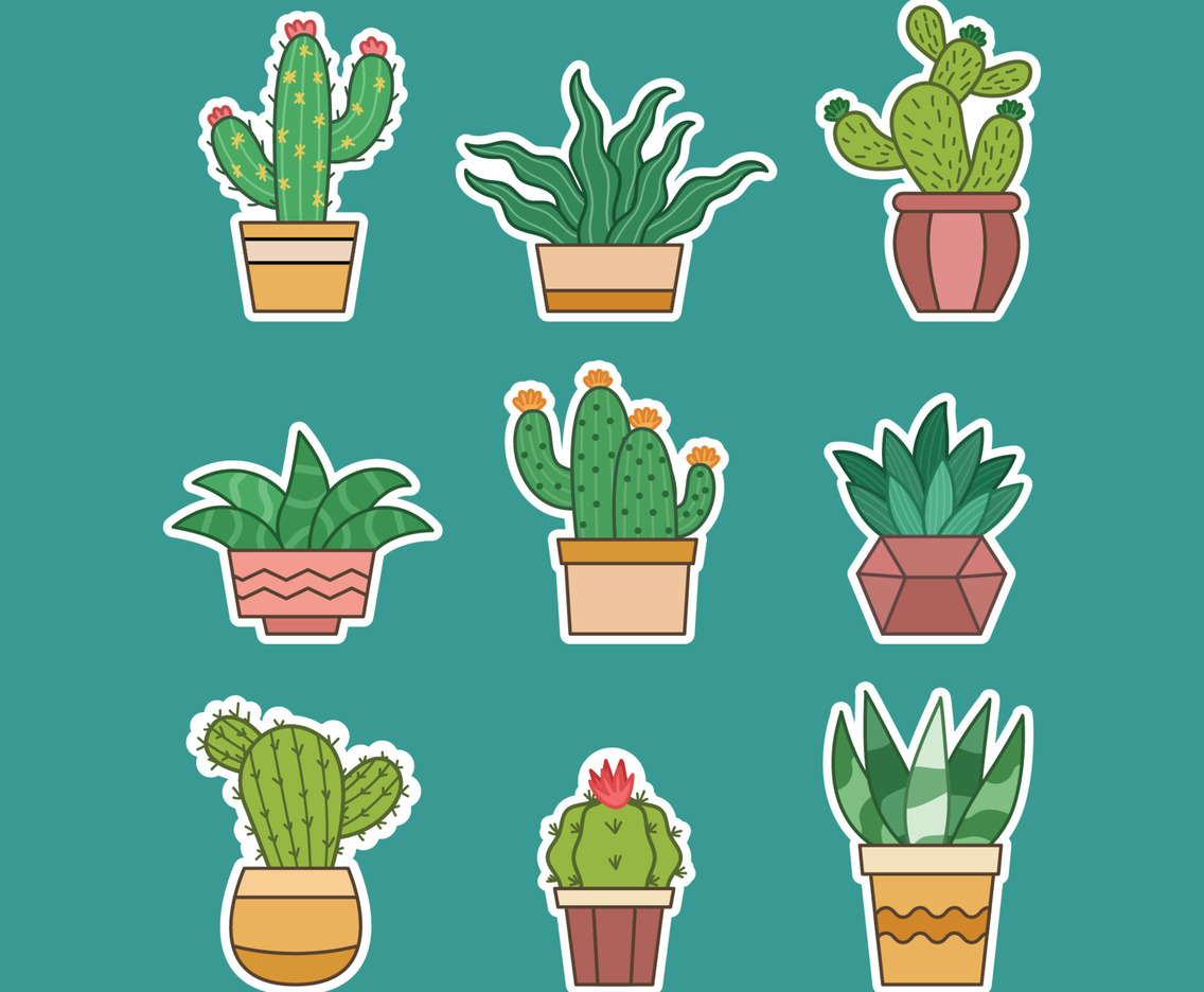 Succulents Sticker Collection