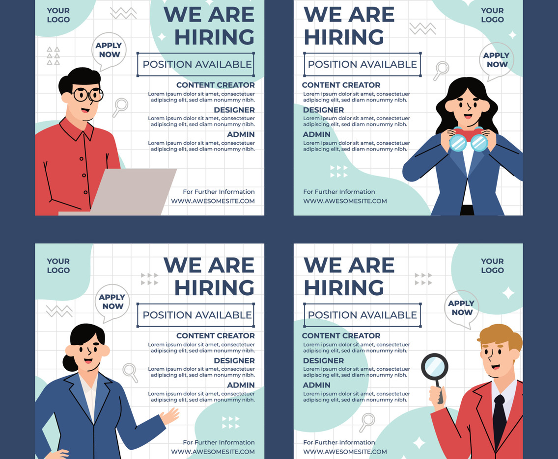 Job Vacancy Social Media Template