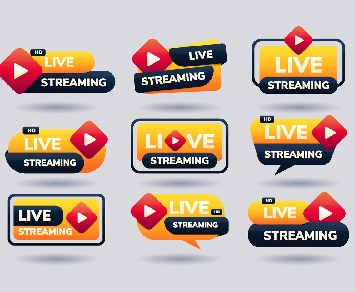 Badge for Live Stream Set