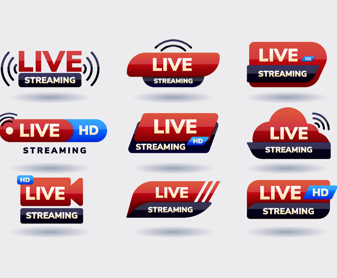 Badge Set for Live Streaming