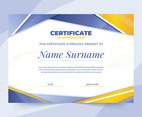 Minimalist Professional Education Certificate Template