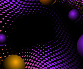Halftone Background with Gradient Color Concept