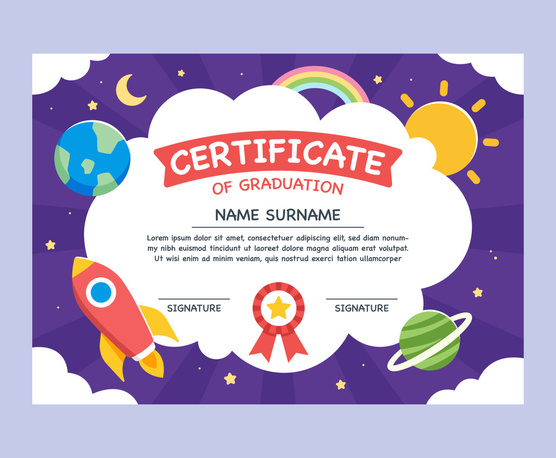 Children Certificate Template