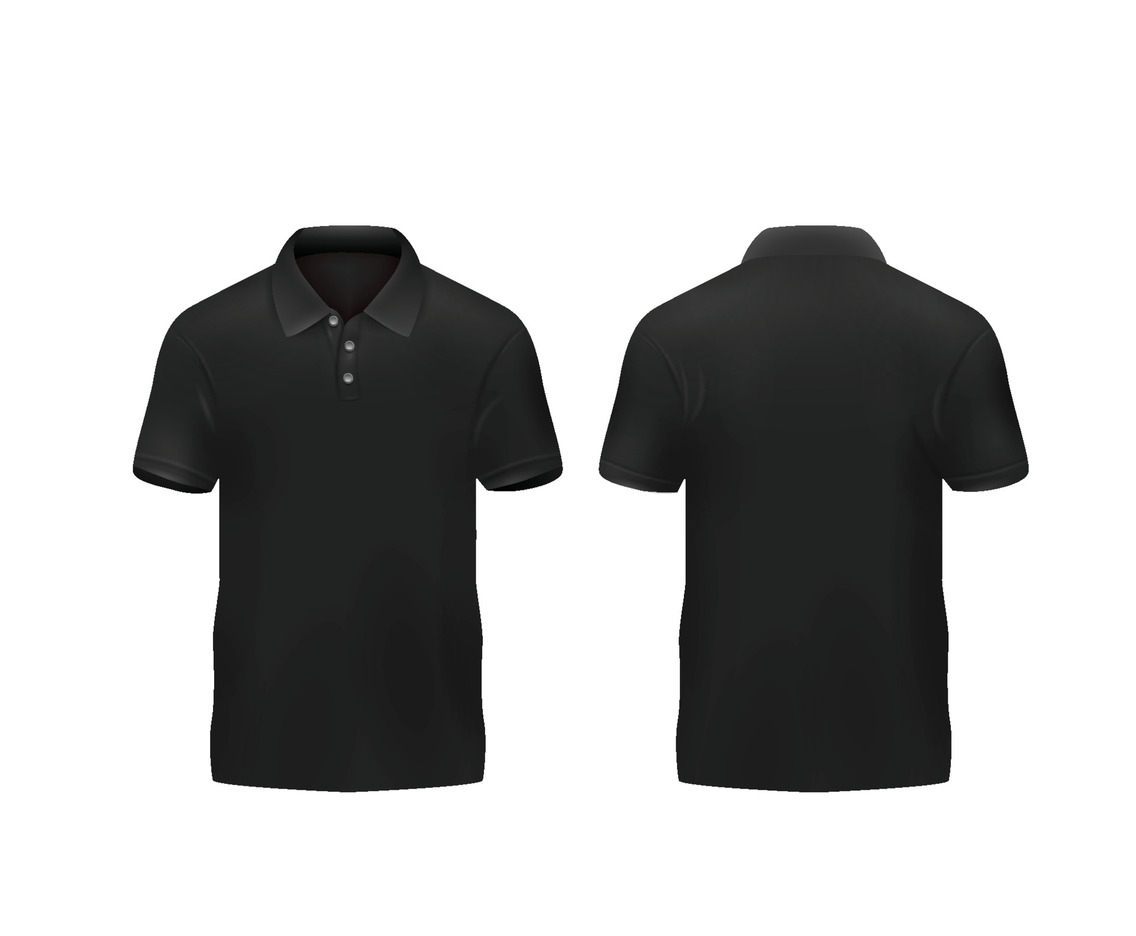 3d Black Polo Shirt