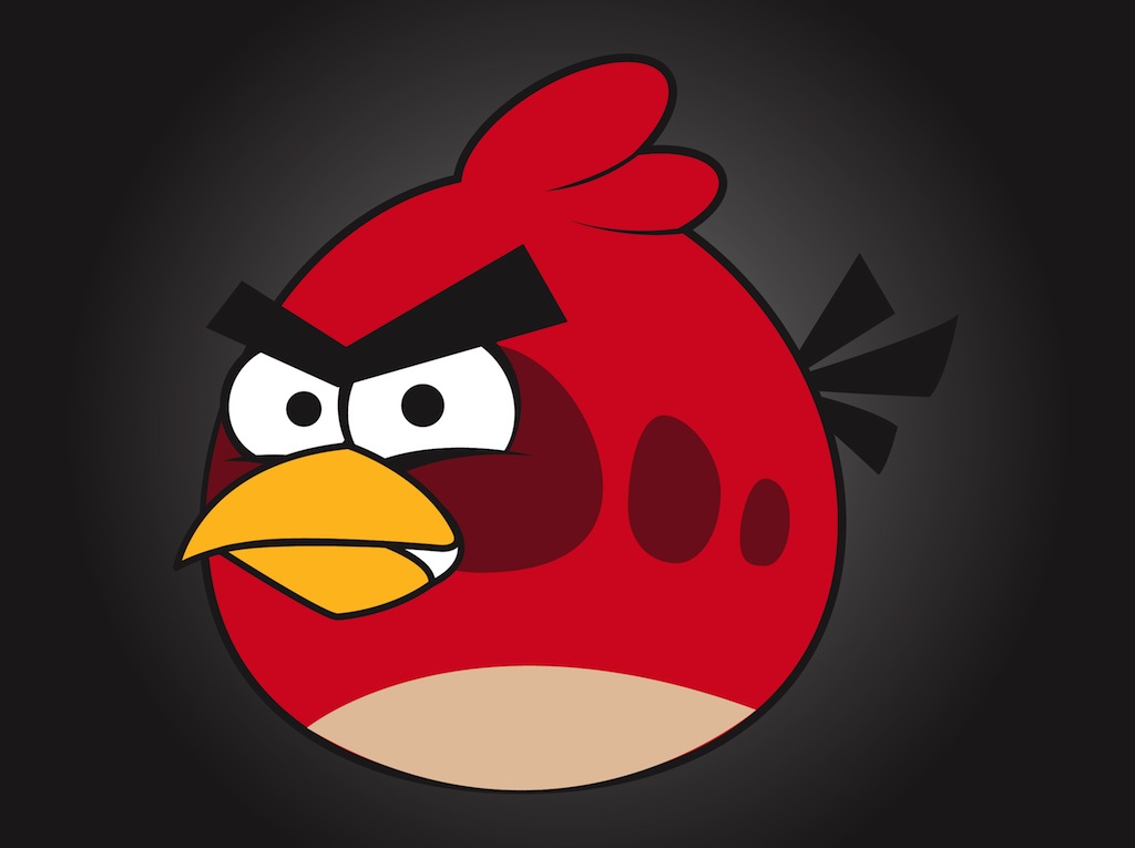 Red Bird from the iconic game “Angry Birds” by Rovio. 