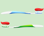 Toothbrushes Vectors