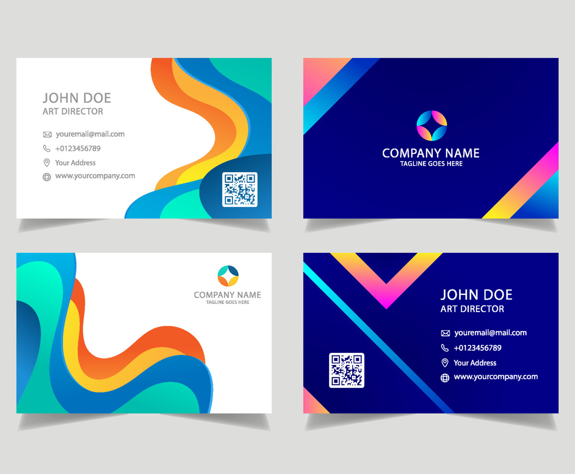 Gradient Business Card Template